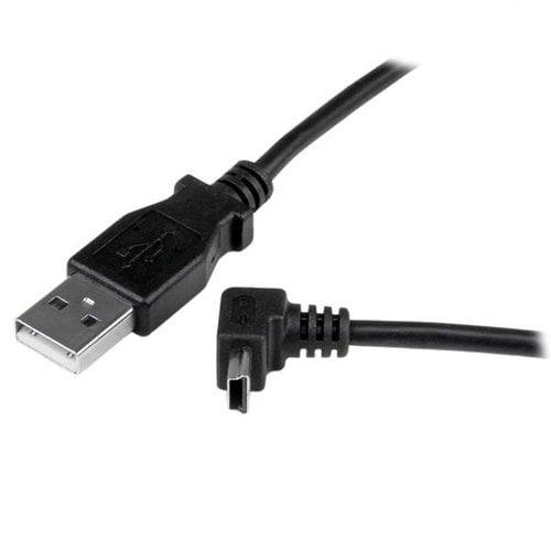 1m USB to Up Angle Mini USB Cable - Achat / Vente sur grosbill.com - 1