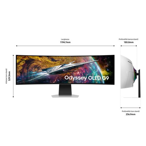 Samsung 49"  LS49CG950SUXEN - Ecran PC Samsung - grosbill.com - 2