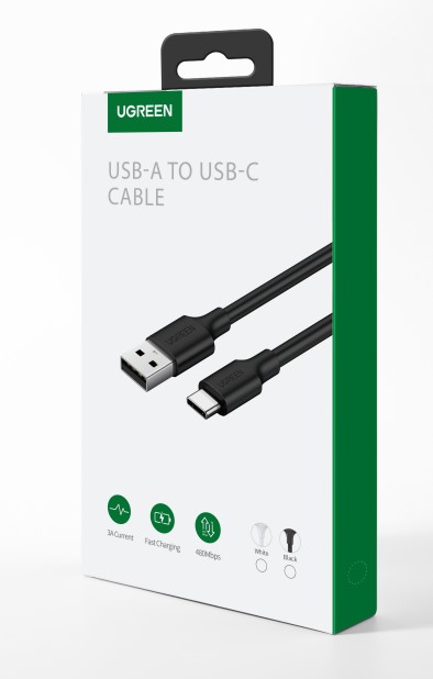 Câble USB 2.0 vers USB-C/1,5m/Noir - Connectique PC/Téléphonie  - 1