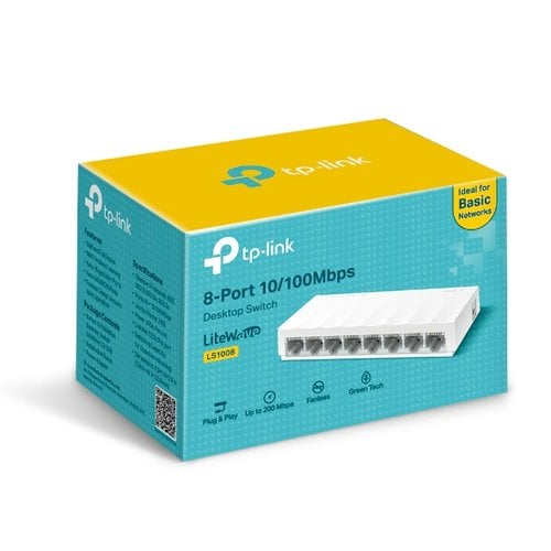 8-Port 10/100Mbps Desktop Switch - Achat / Vente sur grosbill.com - 5