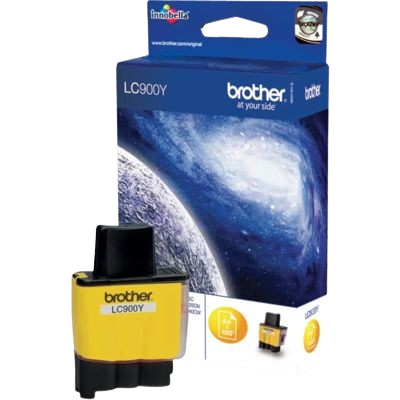 Cartouche LC900Y Jaune pour imprimante Jet d'encre Brother - 0