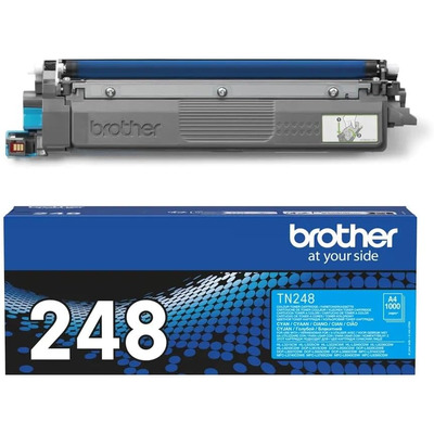 Toner Cyan 1000 Pages - TN248 pour imprimante  Brother - 0