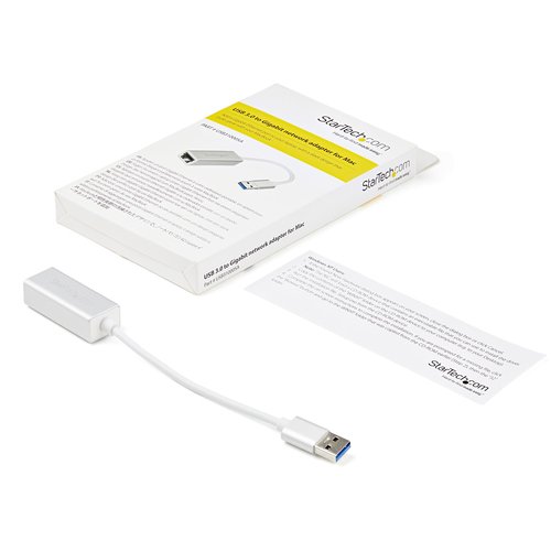 USB 3 to Gigabit Network Adapter -Silver - Achat / Vente sur grosbill.com - 3