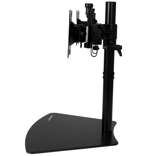 Dual Monitor Stand - Low-profile Base - Achat / Vente sur grosbill.com - 1