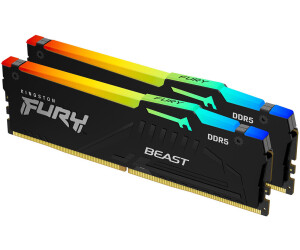 Kingston Fury Beast RGB 64Go (2x32Go) DDR5 5600 - Mémoire PC Kingston sur grosbill.com - 4