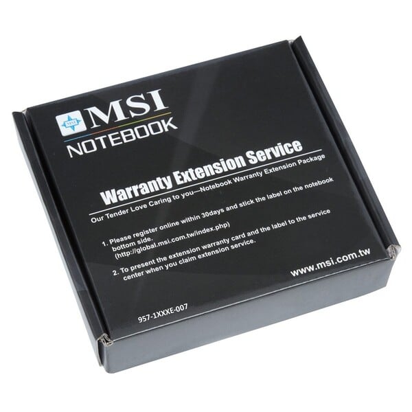 MSI Notebooks - 1 an supplémentaire (Y06-1190002-MSI) - Achat / Vente Extension de garantie sur grosbill.com - 1