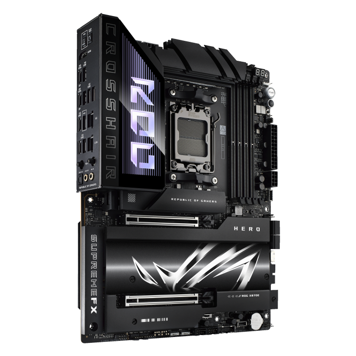 Asus ROG CROSSHAIR X870E HERO ATX  - Carte mère Asus - grosbill.com - 1