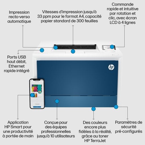 Color LaserJet Pro 4202dn - Achat / Vente sur grosbill.com - 8