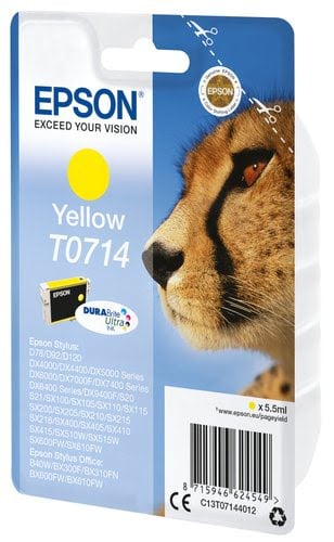 Epson - Jaune - C13T07144012 - Achat / Vente Consommable imprimante sur grosbill.com - 1