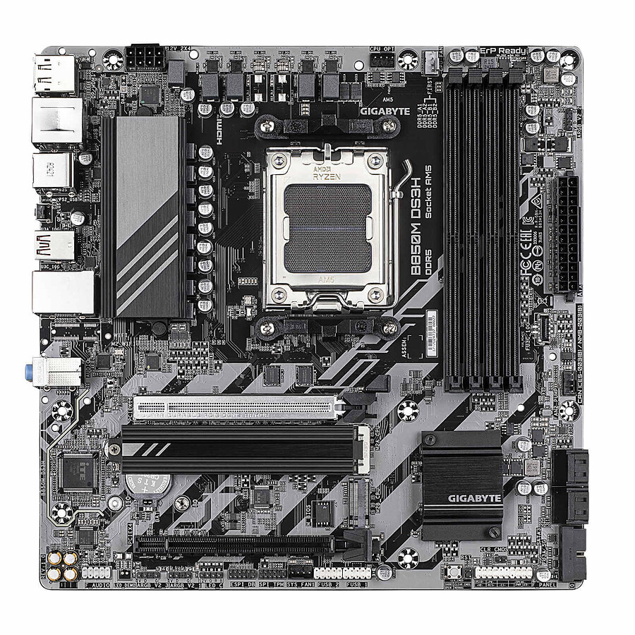 Gigabyte B850M DS3H Micro-ATX  - Carte mère Gigabyte - grosbill.com - 2