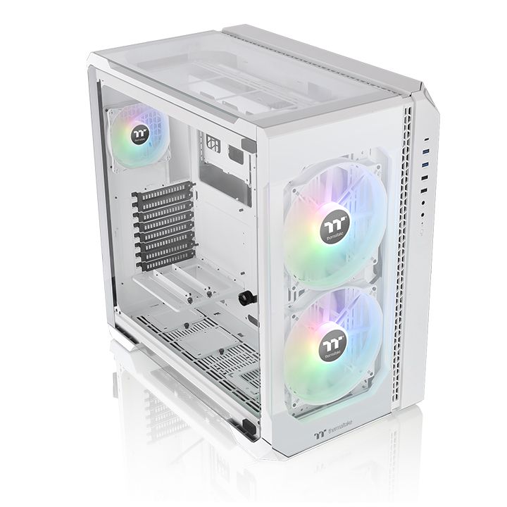 Thermaltake View 51 TG ARGB Snow Transparent - Boîtier PC - 4