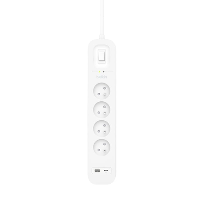 Surge Protection with USB C 4 Outlet - Achat / Vente sur grosbill.com - 1