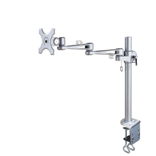 Desk Mount 10-30" Clamp FullMotion SILVR - Achat / Vente sur grosbill.com - 1