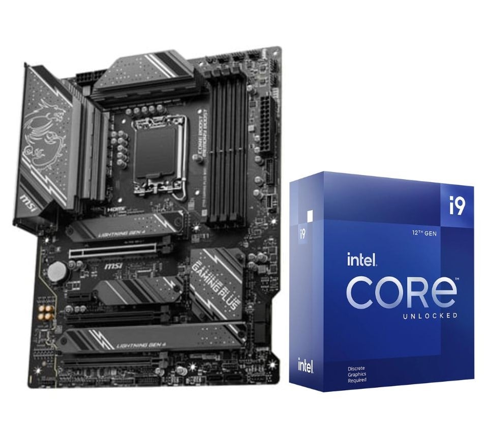 Bundle Z790 GAMING PLUS WIFI + Core i9-12900KF - grosbill.com - 0