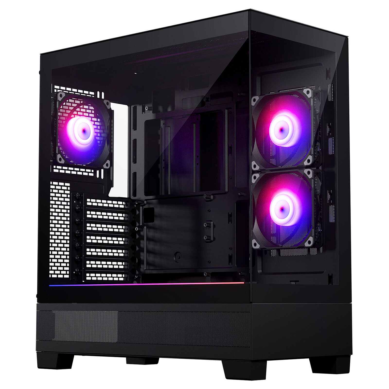 Phanteks MT/E-ATX/SansAlim Noir - Boîtier PC Phanteks - 0