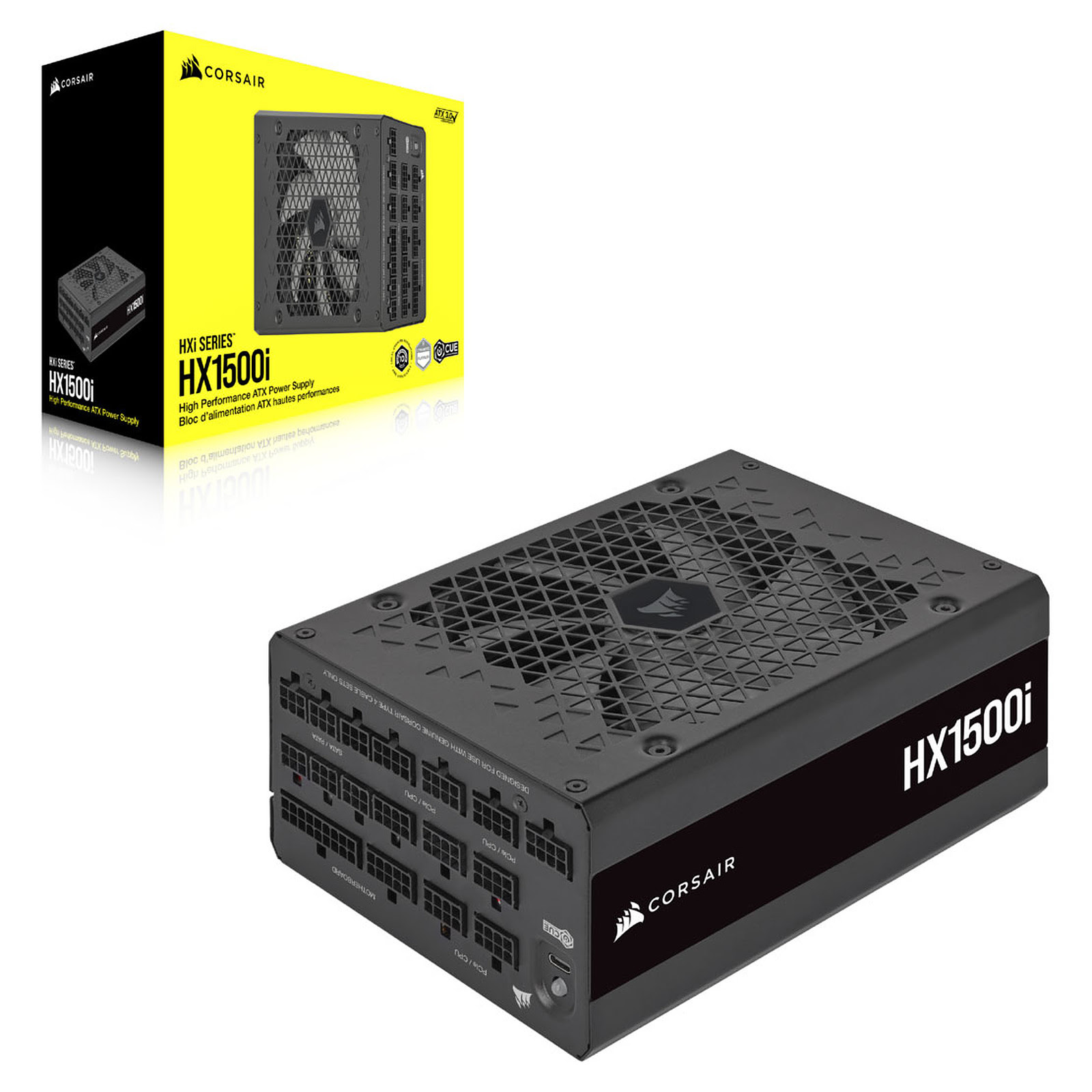 Corsair HX1500i 80+ Plat. Mod. (1500W) - Alimentation Corsair - 0