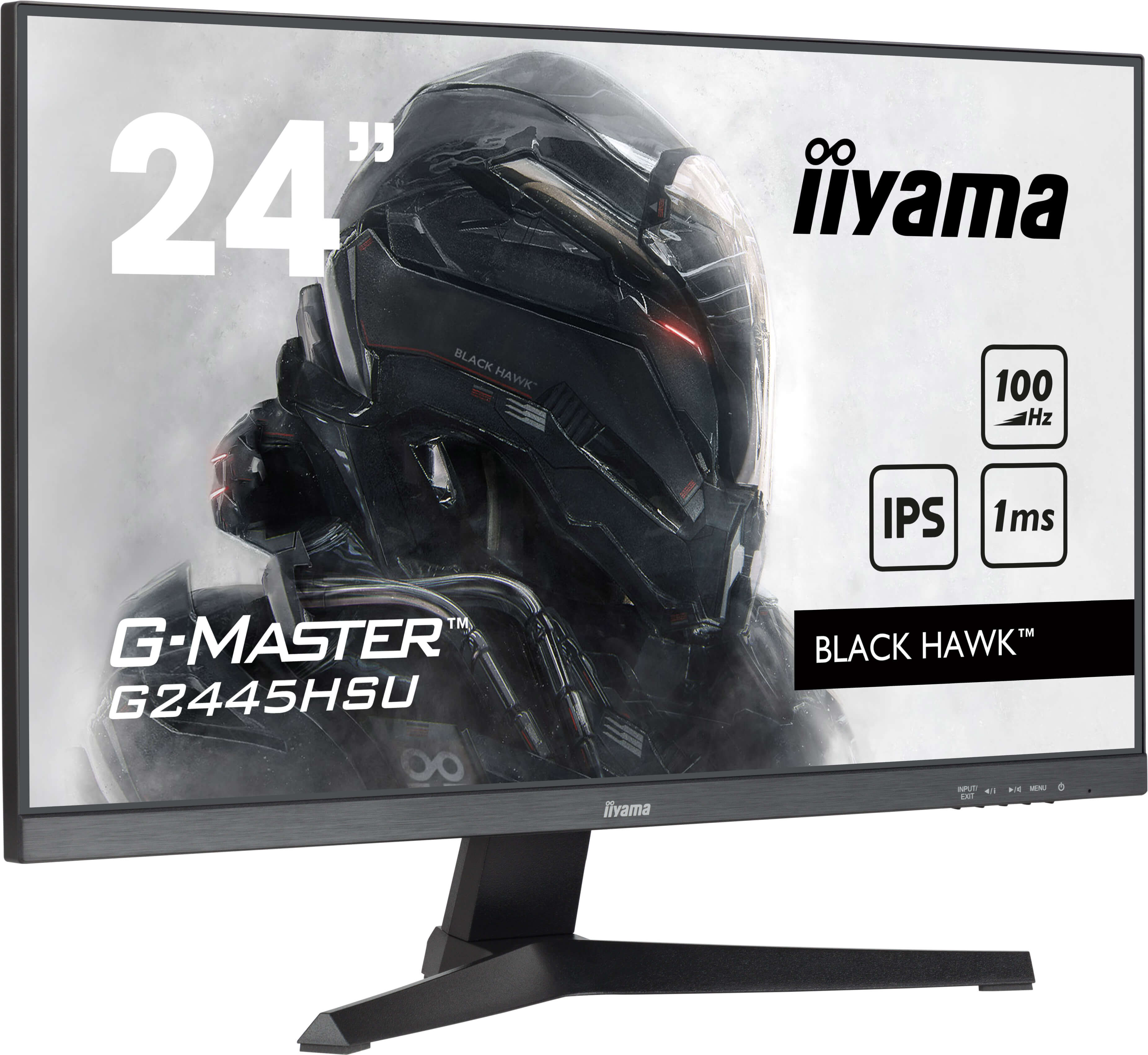 Iiyama 24"  G2445HSU-B2 - Ecran PC Iiyama - grosbill.com - 1