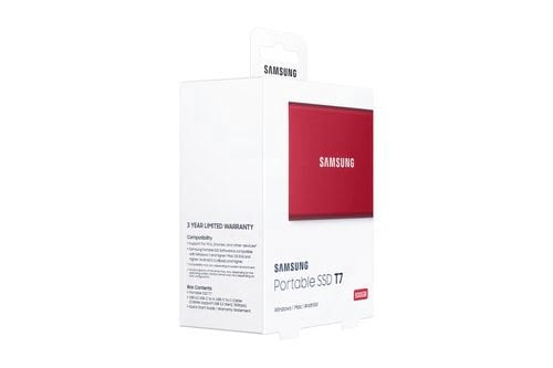 Samsung T7 500 GB RED - Achat / Vente sur grosbill.com - 9