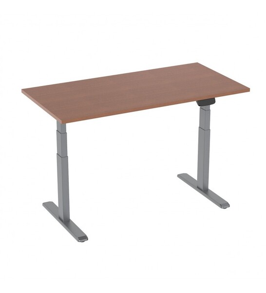 Kimex International Bureau motorisé assis-debout Noyé/gris - 180x75cm  (150-2418K3) - Achat / Vente Bureau sur grosbill.com - 0