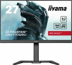 Ecran PC Iiyama G-MASTER RED EAGLE GB2770QSU-B6 - 27" 2K UHD 180Hz Fast-IPS 0.2ms Pivot Adaptive Sync Grosbill