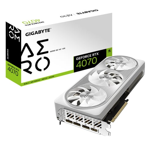 image produit Gigabyte GeForce RTX 4070 AERO OC V2 12G Grosbill