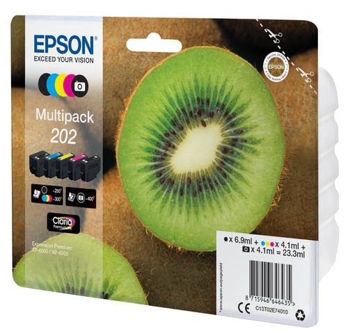 Epson Ink/202 Kiwi CMYKPk - Achat / Vente Consommable imprimante sur grosbill.com - 1