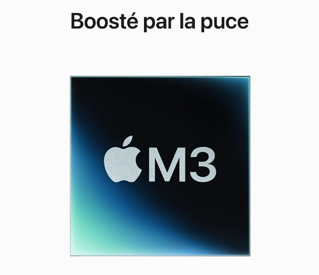 Apple Macbook Air M3 15" 24Go/512Go Minuit (MC9L4FN/A) - Achat / Vente MacBook sur grosbill.com - 2