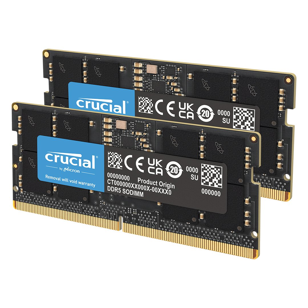 Crucial Classic SODIMM 128G (2x64G) DDR5 5600MHz - Mémoire PC Crucial sur grosbill.com - 1