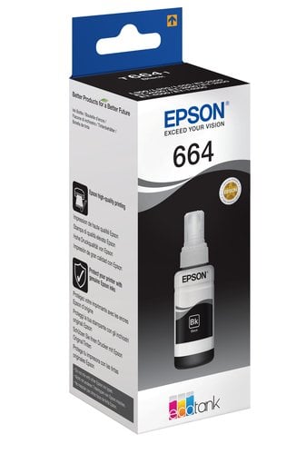 Epson Ink/T6641 Colour Bottle 70ml BK - Achat / Vente Consommable imprimante sur grosbill.com - 1