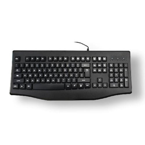 image produit MCL Samar Wired USB Azerty keyboard silent keys Grosbill