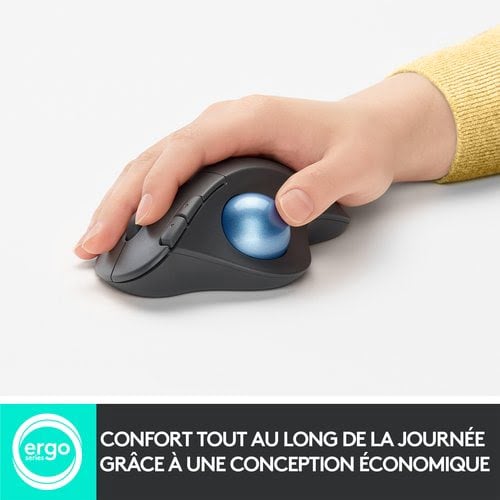 Logitech ERGO M575 GRAPHITE - Souris PC Logitech - grosbill.com - 8