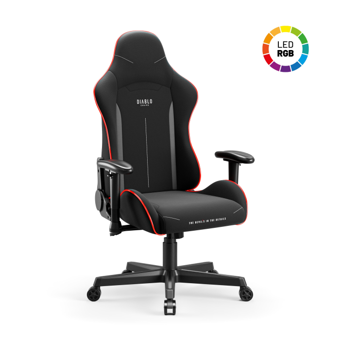 Diablo Chairs  X-Starter LED Noir - Siège PC Gamer - grosbill.com - 2