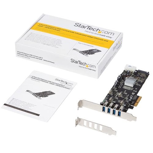 4 Port PCIe USB 3.0 Card w/4 Channels - Achat / Vente sur grosbill.com - 5