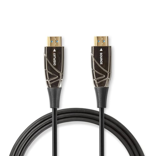 Cable HDMI Optique 2.0 avec ethernet 20m - Noir - 2