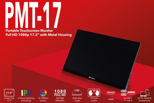 PMT-17 Portable Touchscreen Monitor 17.3 - Achat / Vente sur grosbill.com - 2