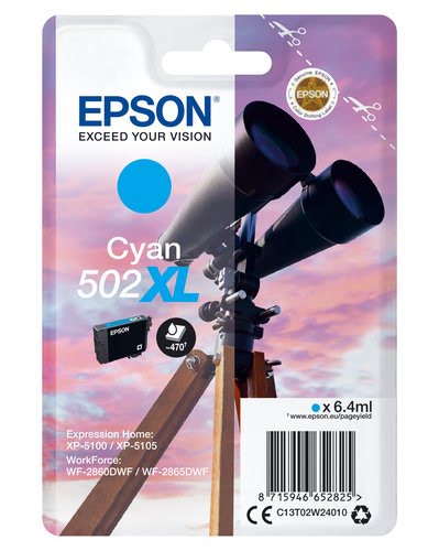 Epson - Cyan - C13T02W24020 - Achat / Vente Consommable imprimante sur grosbill.com - 0