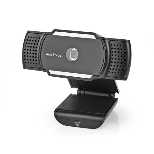 Nedis 2K@30fps - Autofocus/Micro/Noir  - Webcam - grosbill.com - 0