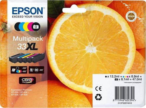 Epson 33 XL 5-COLOURS MULTIPACK - Achat / Vente Consommable imprimante sur grosbill.com - 2