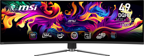 image produit MSI MPG 491CQP QD-OLED - 49" QD-OLED Dual QHD 144Hz Grosbill