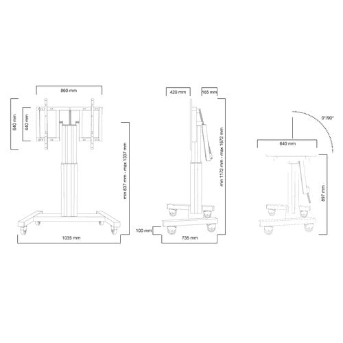 PLASMA-M2500TBLACK 42-100" NewStar Motor - Achat / Vente sur grosbill.com - 7