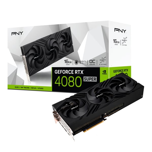 PNY RTX 4080 SUPER 16G VERTO OC Triple Fan# - Carte graphique PNY - 0