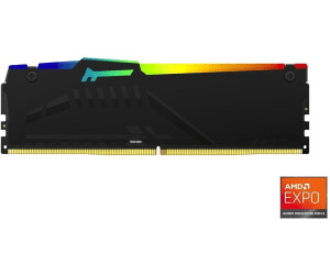 Kingston Fury Beast RGB 64Go (2x32Go) DDR5 5600 - Mémoire PC Kingston sur grosbill.com - 2