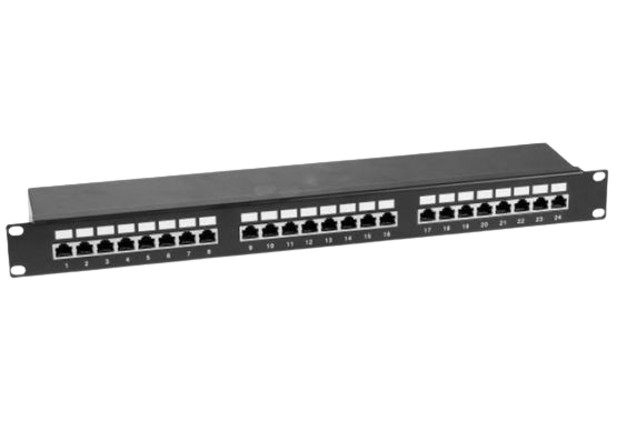 Grosbill Panneau 19" 1U 24 PORTS CAT6 STP  - Accessoire boîtier - 2