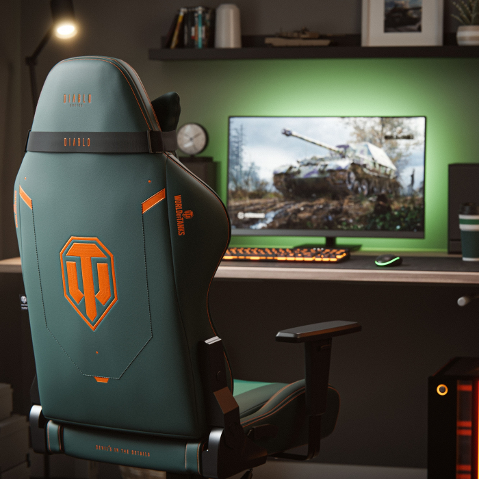 Diablo Chairs  X-One 2.0 Vert - Siège PC Gamer - grosbill.com - 7