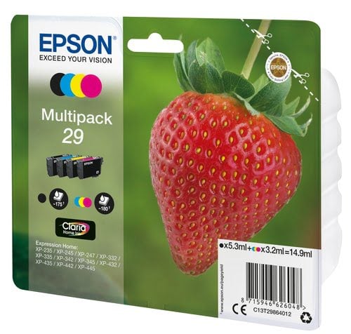 Epson - Noir, Cyan, Magenta, Jaune - C13T29864012 - Achat / Vente Consommable imprimante sur grosbill.com - 1