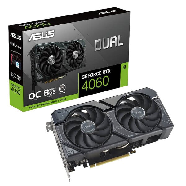 Asus GeForce RTX 4060 DUAL O8G-Seconde Vie-Très Bon Etat - Carte graphique - 0