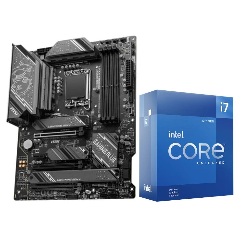 Bundle Z790 GAMING PLUS WIFI + Core i7-12700KF - grosbill.com - 0