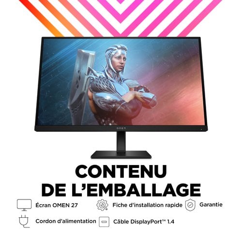 OMEN 27 FHD 165Hz Gaming Mon EMEA-INTL E - Achat / Vente sur grosbill.com - 15