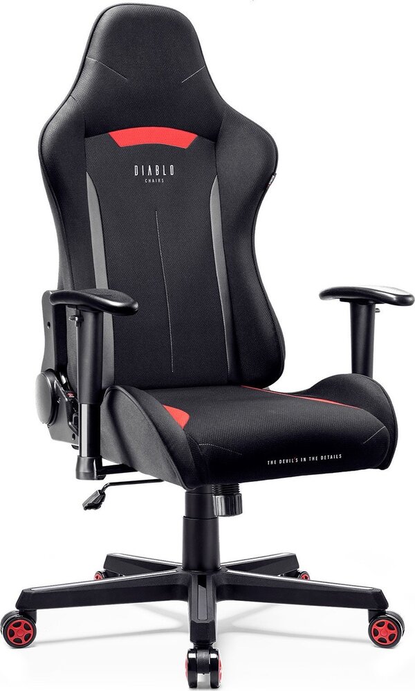 Diablo Chairs  X-Starter Noir/Rouge - Siège PC Gamer - grosbill.com - 1