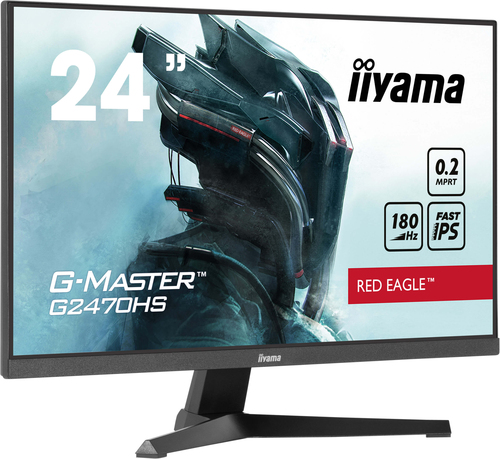 Iiyama 24"  G2470HS-B1 - Ecran PC Iiyama - grosbill.com - 1